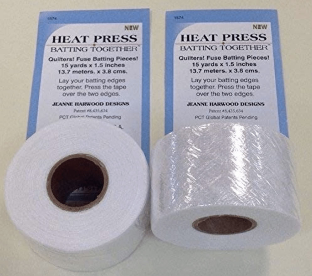 1-1/2″ Fusible Batting Tape 2 Pack