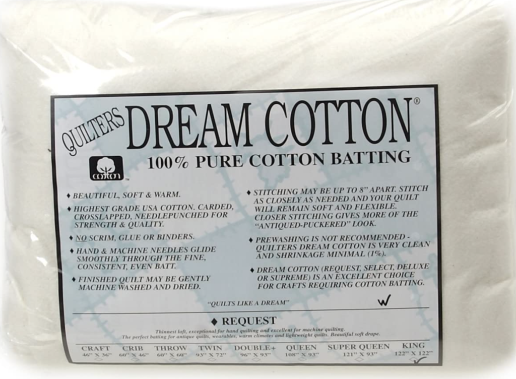 Quilter’s Dream White Cotton White Request Batting