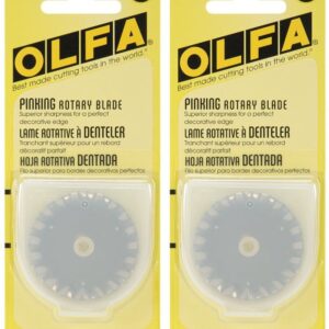 Olfa Rotary Blade Refill 45mm Pinking (2-Pack)