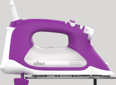 Oliso Iron - Orchid - Side View - Image