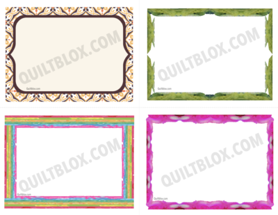 QB144 - Quilt Label - Set 9 - with Watermark - Image