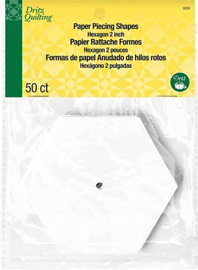 Dritz - Paper Piecing Shapes - 2 Inch Hexagons