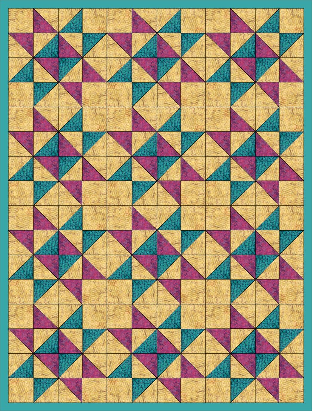 Quiltblox - Over and Under - Savannah - Colorway 4