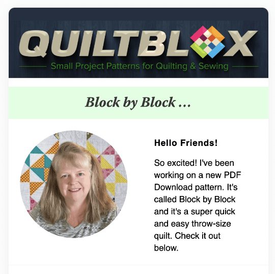 Quiltblox eNewsletter - September 15 2022