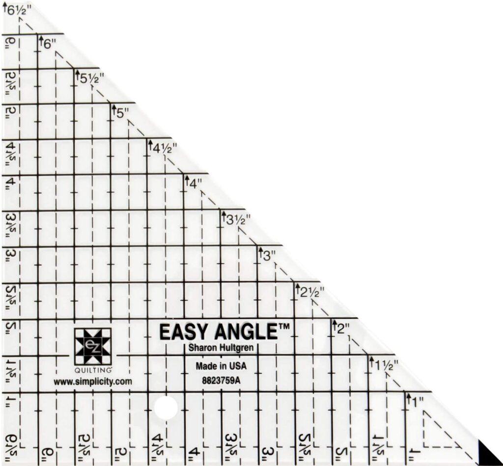 Easy Angle Acrylic Template by EZ Quilting | Quiltblox.com