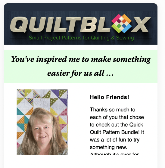 Quiltblox eNewsletter - October 15 2022