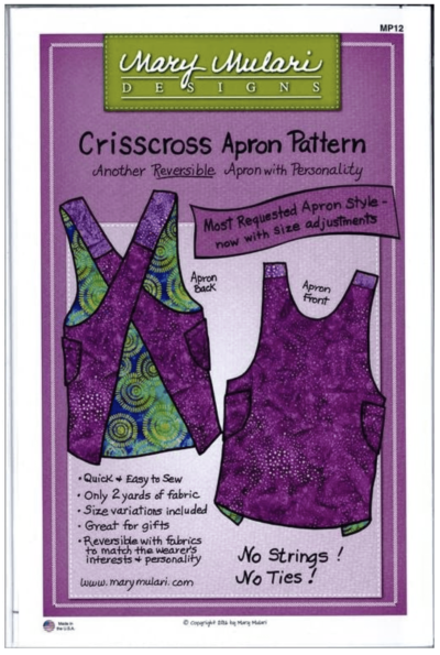 Criss Cross Apron by Mary Mulari