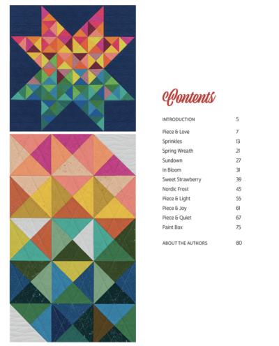 Piece and Love Quilts - Table of Contents