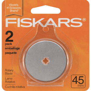 Fiskars Rotary Blade - 2 pack - Front of Package