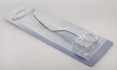 Bent Handle Curved Embroidery Scissors - Packaged