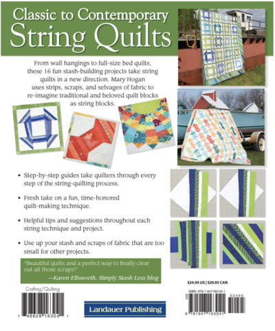 Classic to Contemporary String Quilts - Back Cover