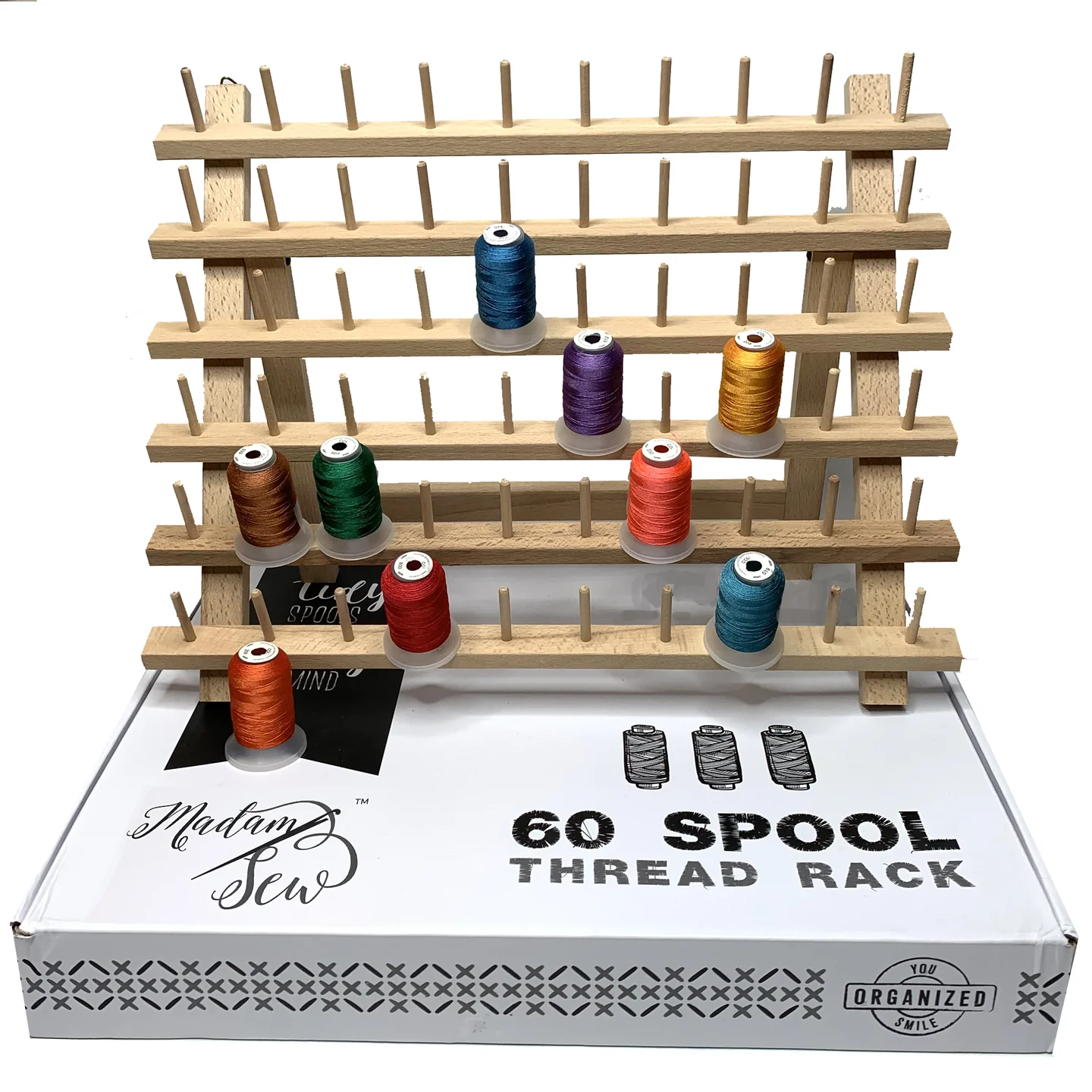 Thread Rack – 60 Spool Capacity
