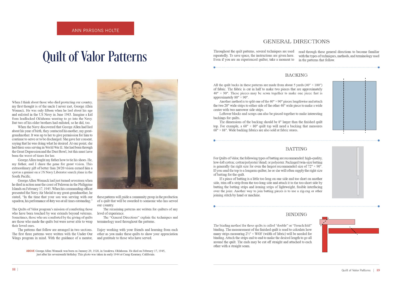 Quilts of Valor - Patterns