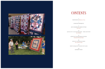 Quilts of Valor - Table of Contents