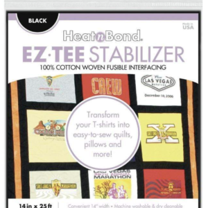 HeatnBond EZ-Tee Woven Fusible Stabilizer - Black