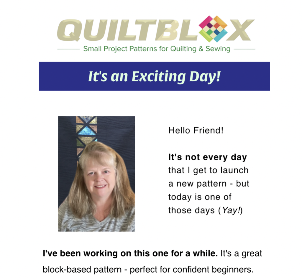 Quiltblox eNewsletter - March 21 2023