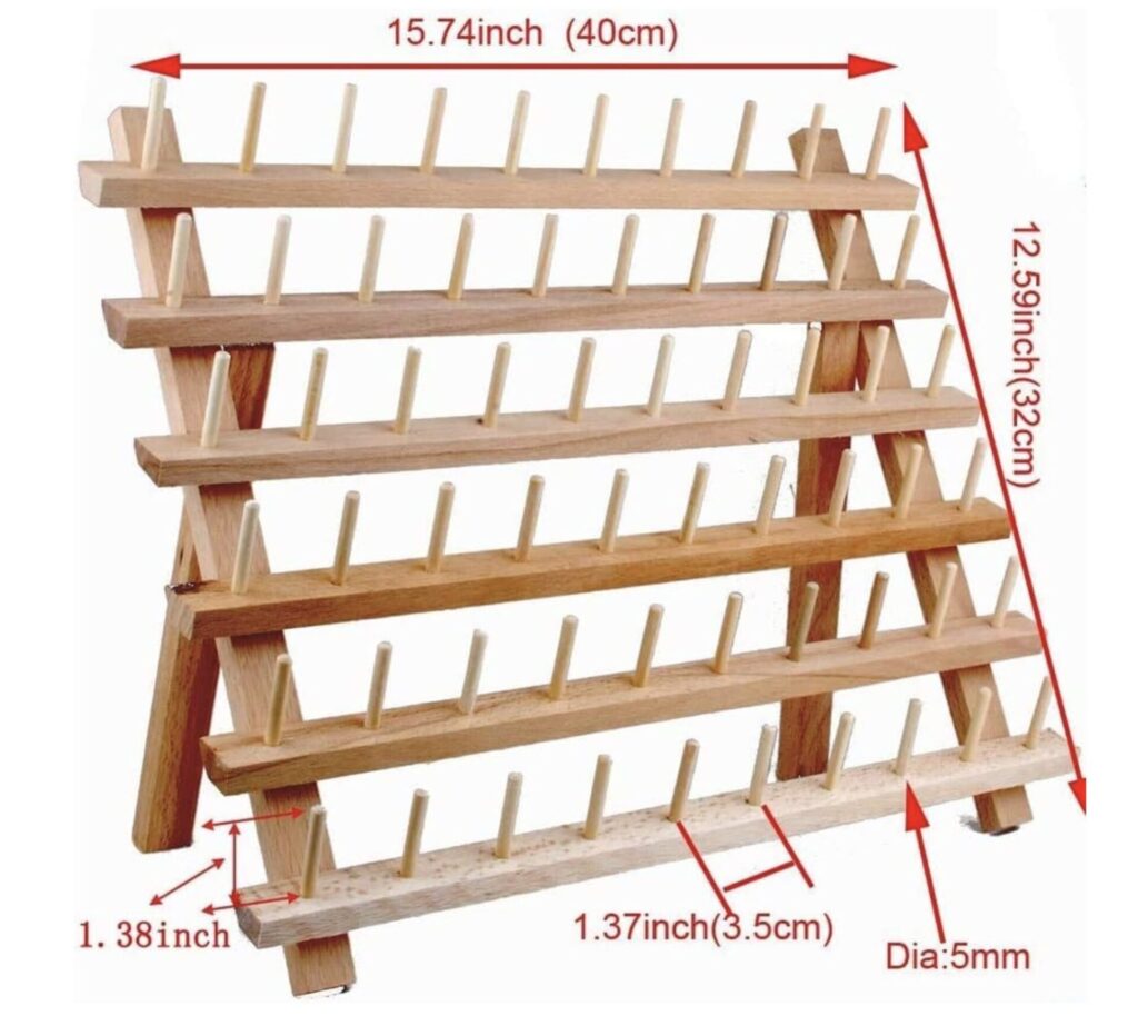 Thread Rack – 60 Spool Capacity | Quiltblox.com