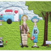 Campers by Amy Bradley - Placemat - Older Couple Image - Quiltblox.com