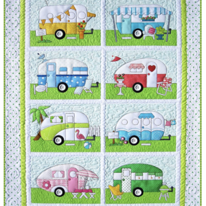 Campers by Amy Bradley - Quilt Version 1 Image - Quiltblox.com