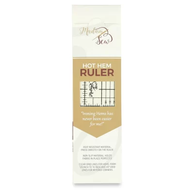 Hot Hem Ruler - In package Image - Quiltblox.com