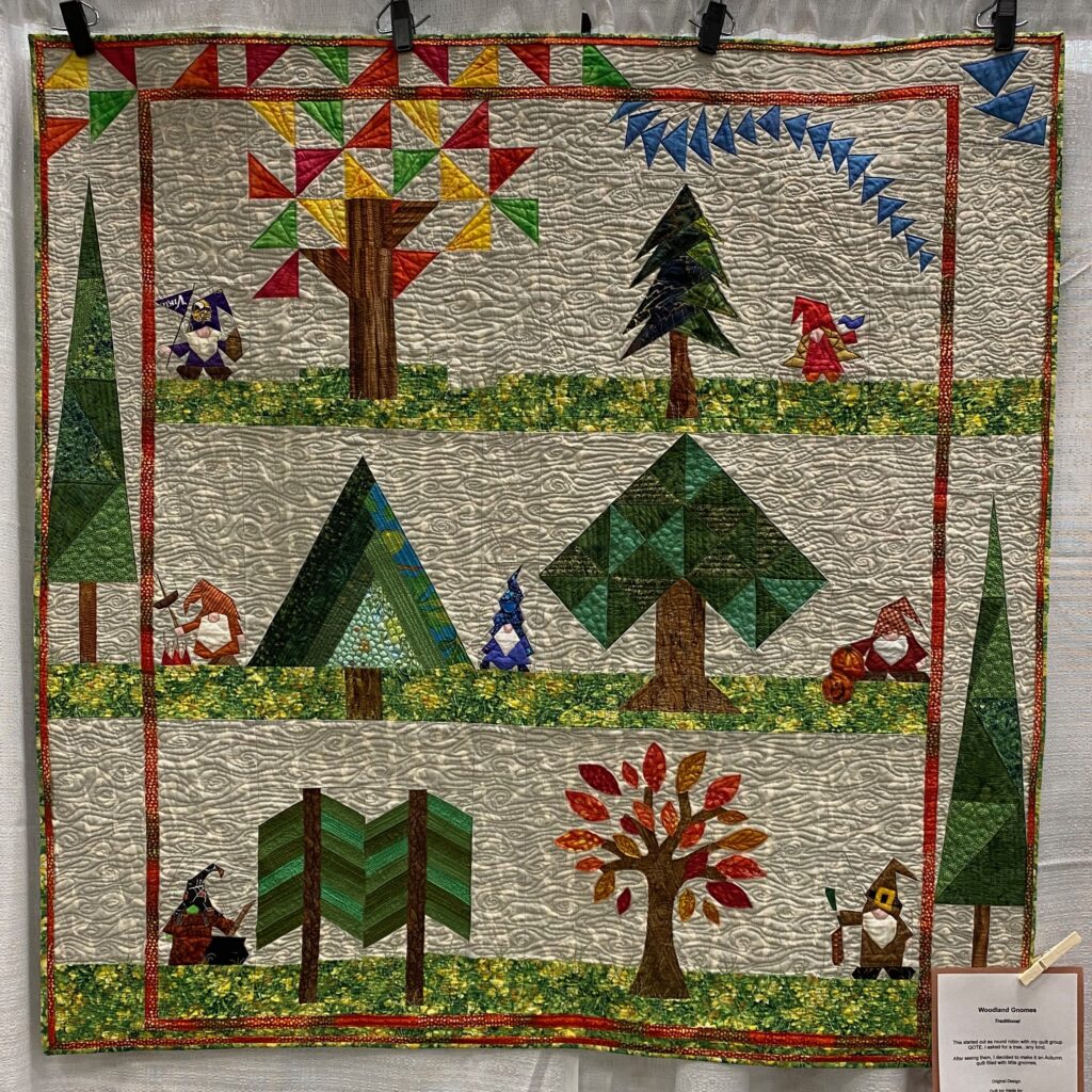 The 2023 MPS Earth Day Quilt Show - Judy L. - Woodland Gnomes