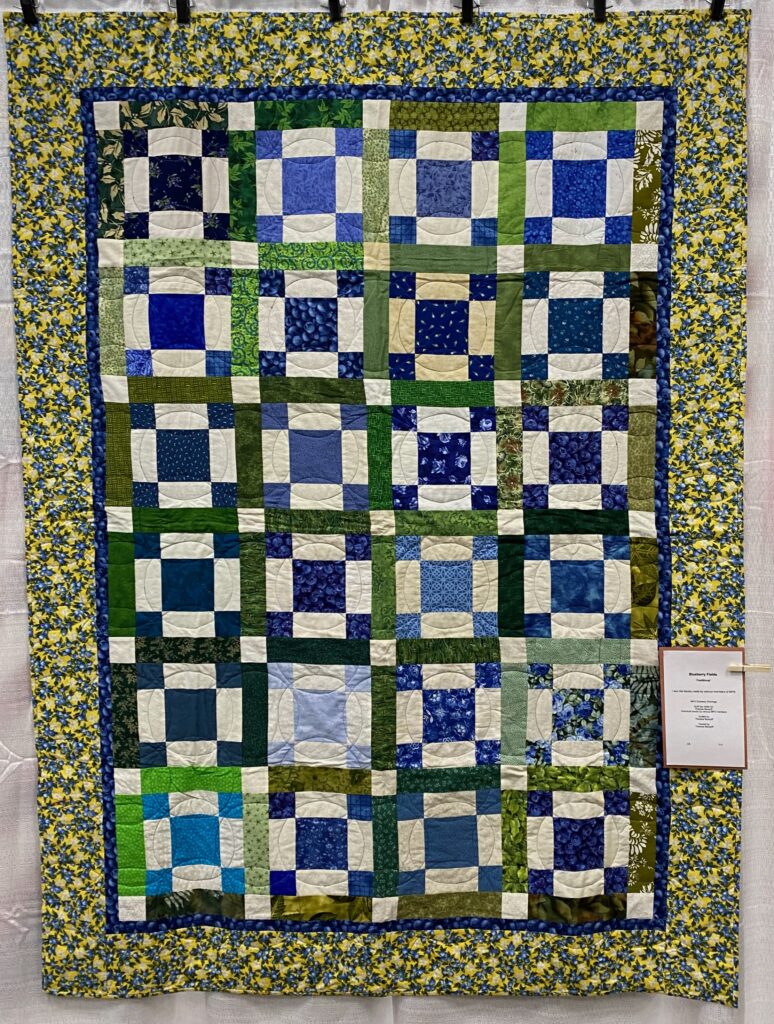 The 2023 MPS Earth Day Quilt Show - Theresa B. - Blueberry Fields