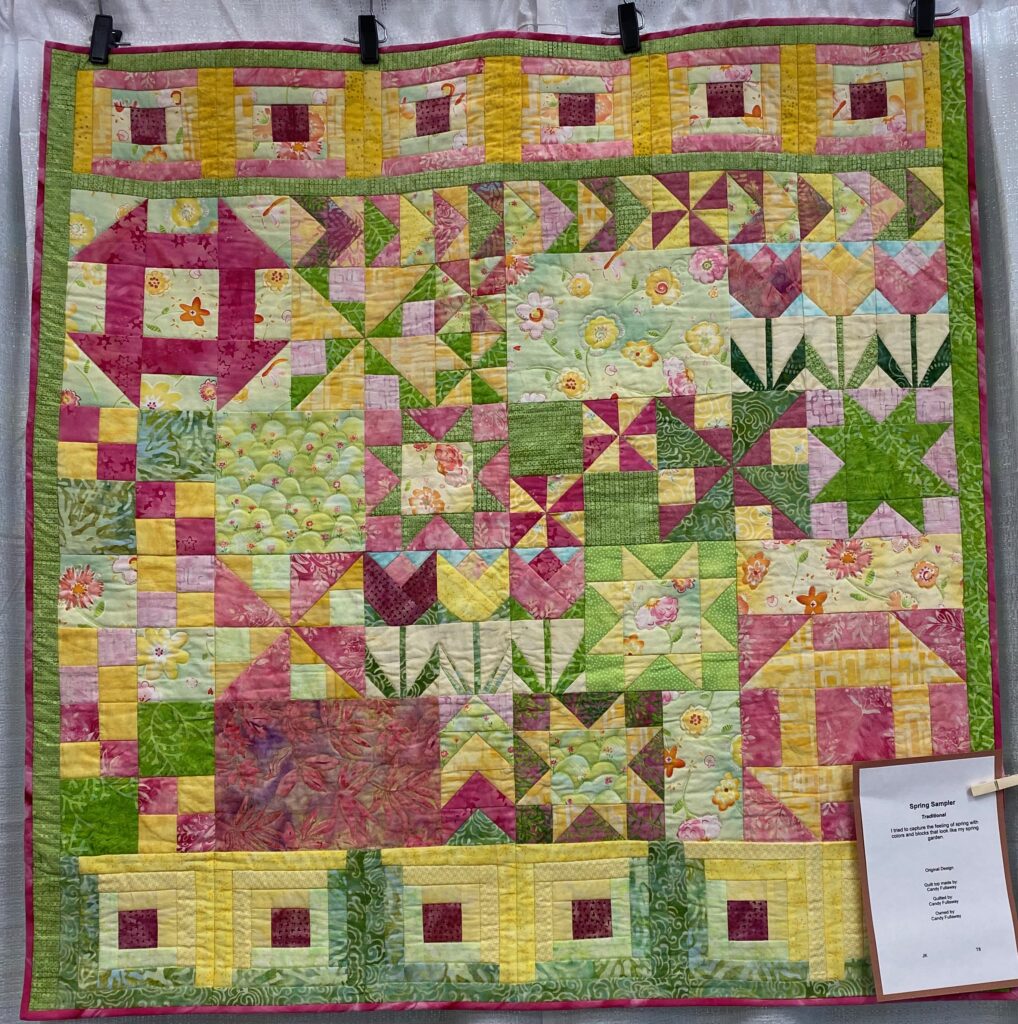 The 2023 MPS Earth Day Quilt Show - Candy F. - Spring Sampler