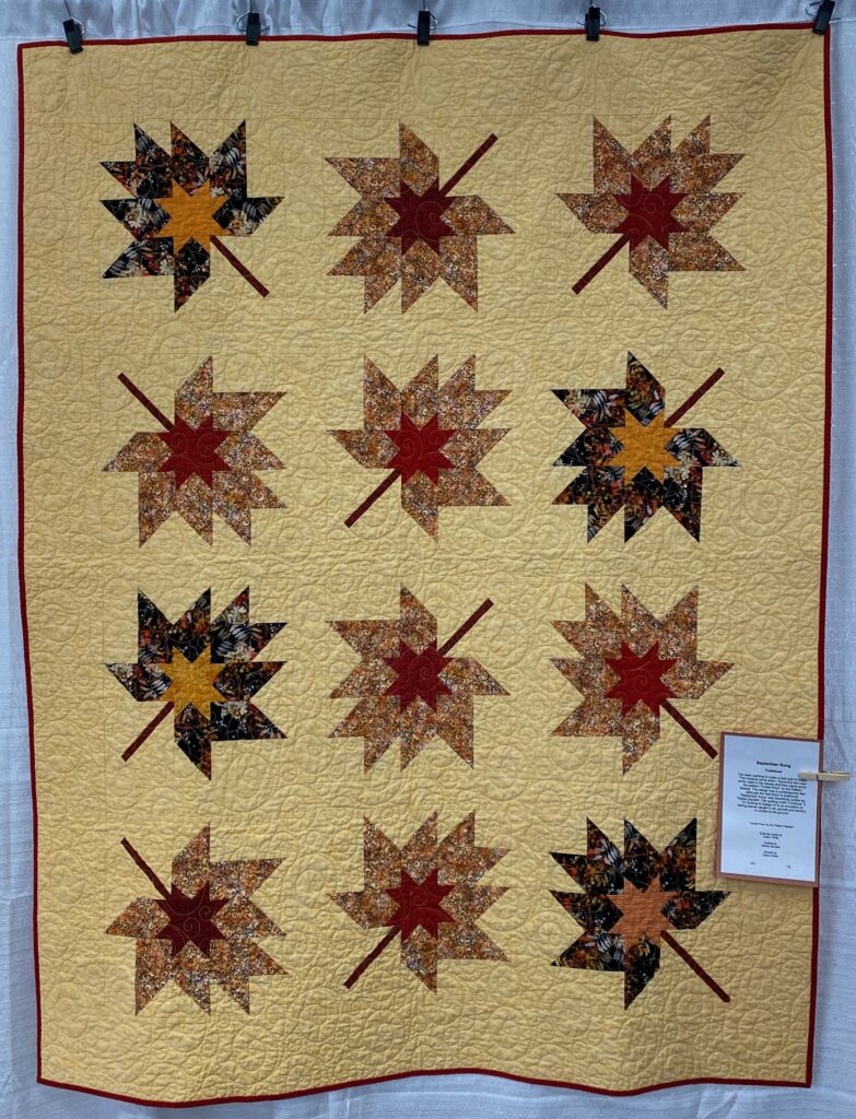 The 2023 MPS Earth Day Quilt Show - Dawn W. - September Song