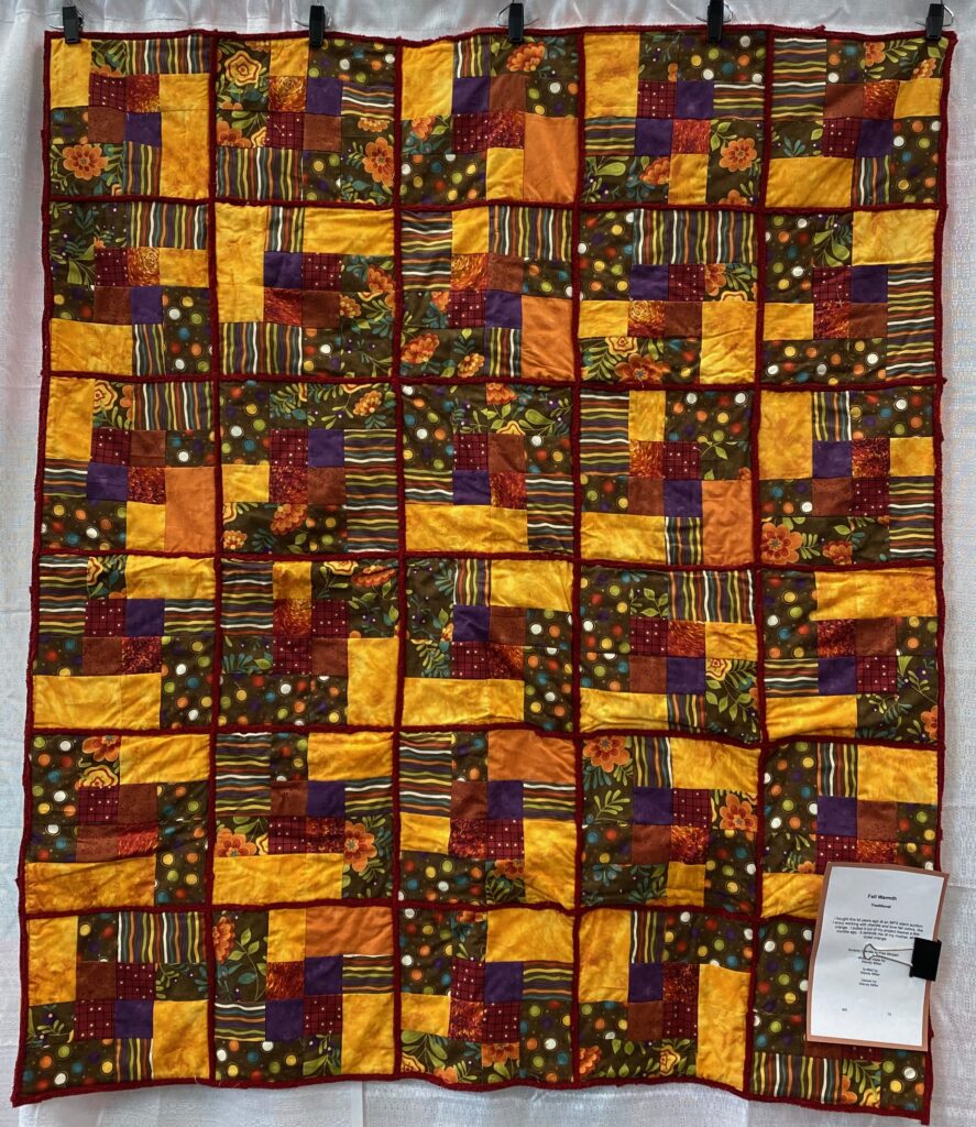 The 2023 MPS Earth Day Quilt Show - Wendy M. - Fall Warmth