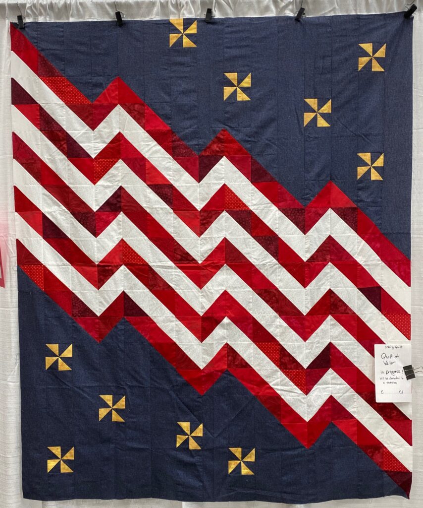 The 2023 MPS Earth Day Quilt Show - Quilt of Valor - Will be Donated to a Veteran