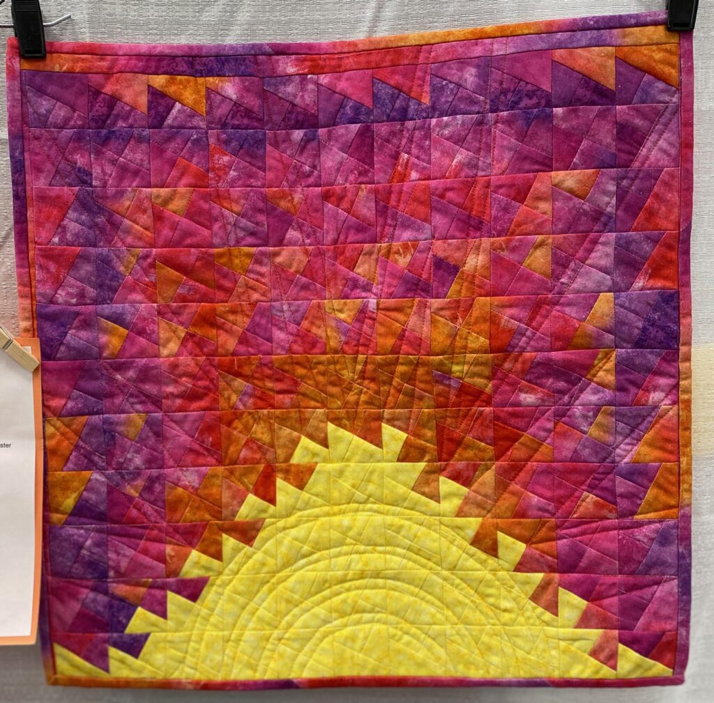 The 2023 MPS Earth Day Quilt Show - Theresa B. - Sunset