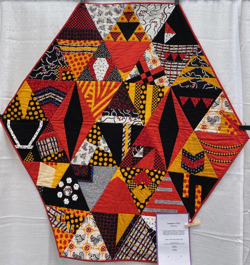 The 2023 MPS Earth Day Quilt Show - Jean K. - Triangles for Tote