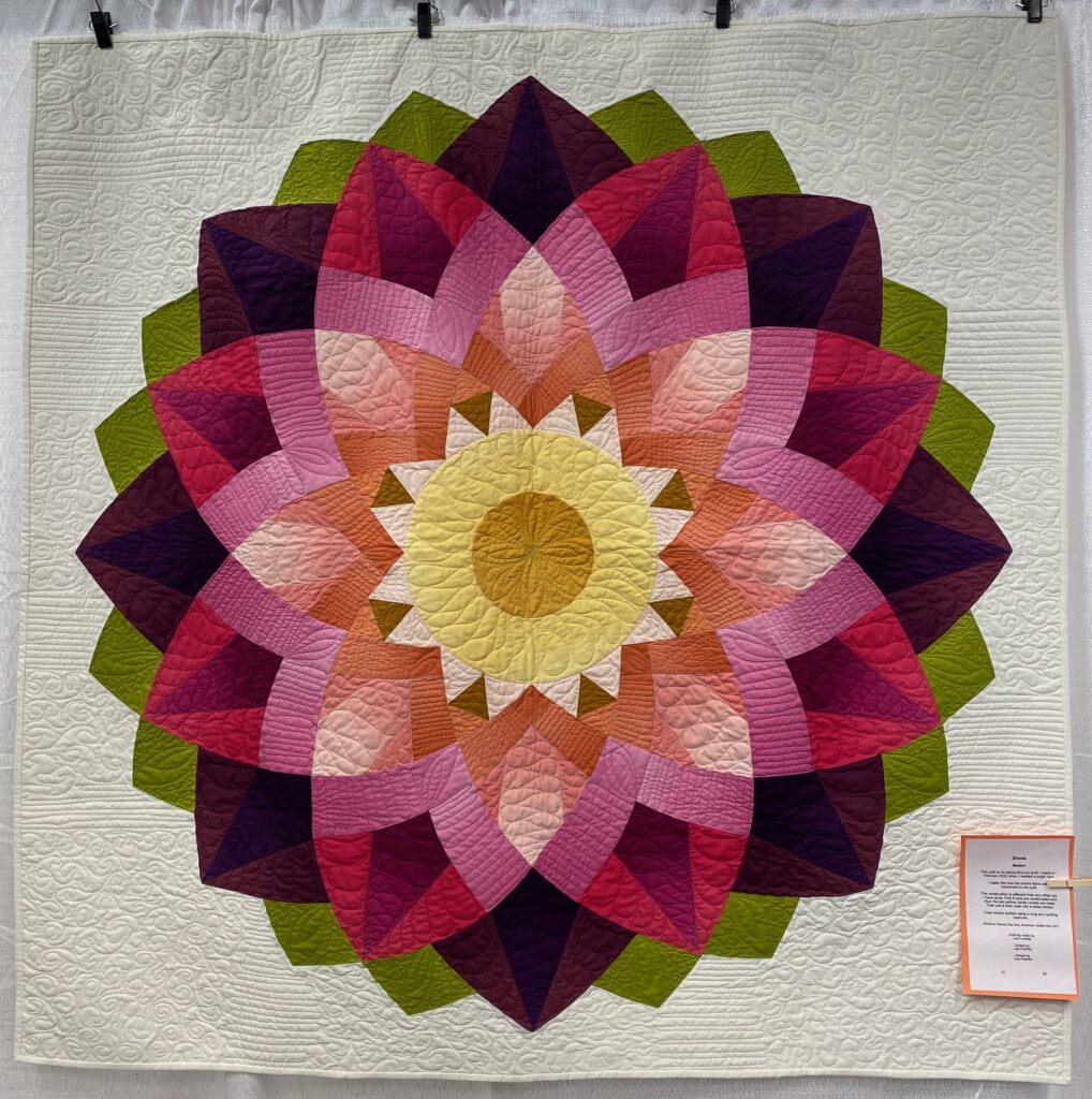 The 2023 MPS Earth Day Quilt Show - Lisa P. - Zinnia