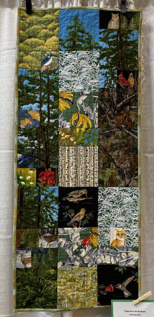The 2023 MPS Earth Day Quilt Show - Naomi M. - Trees are Like Brothers