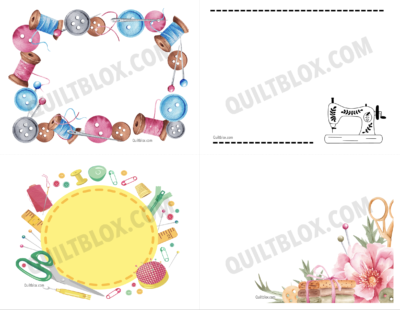 QB156 - Quilt Labels with Watermark - No Lines - Image
