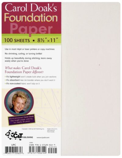 Foundation Paper Piecing Papers from Carol Doak - Connecting Threads