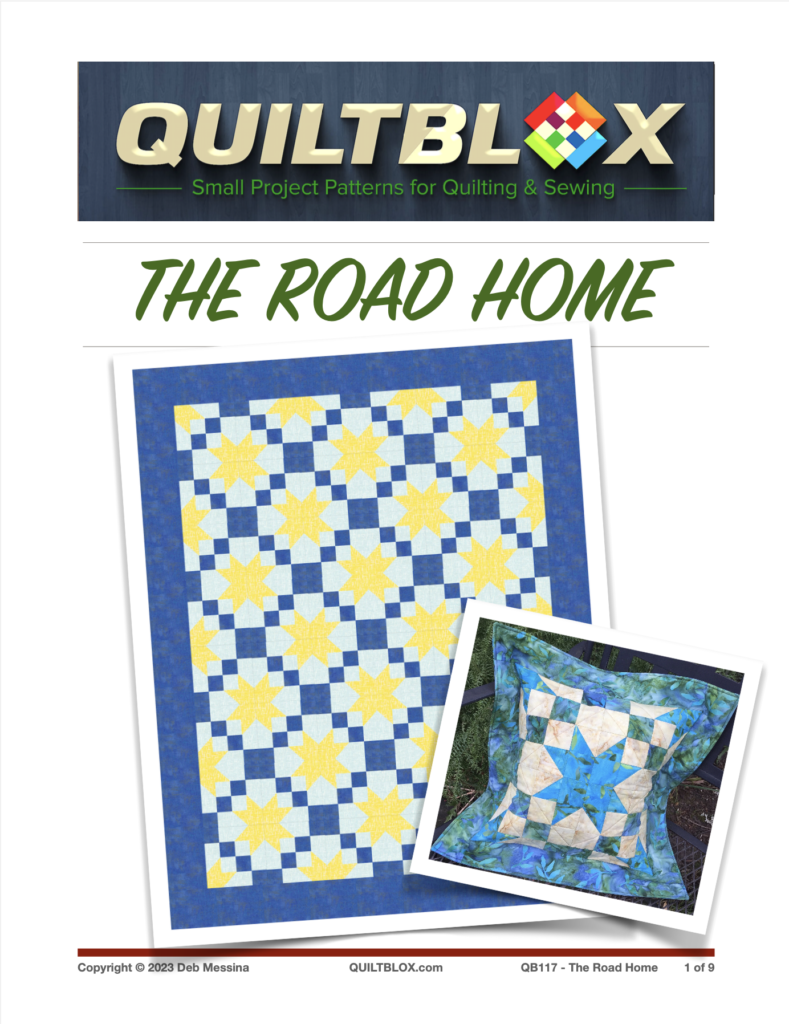 QB117 - The Road Home - Front Cover Image - Quiltblox.com