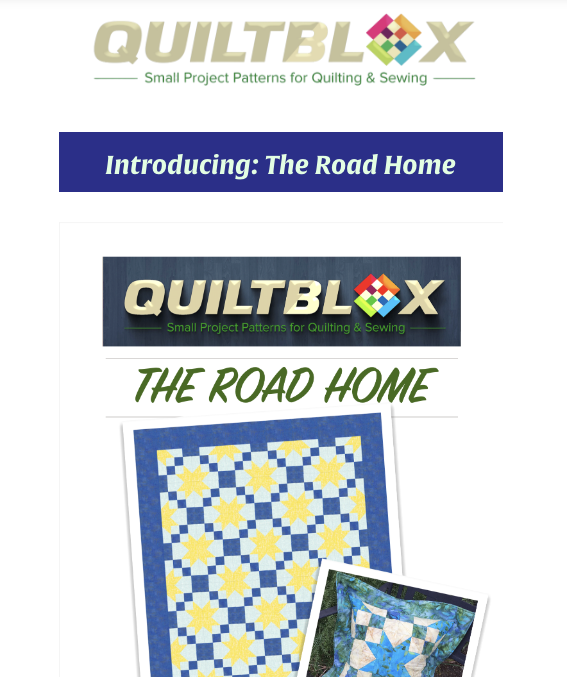 The Quiltblox eNewsletter - 11 June 2023 - Image - Quiltblox.com