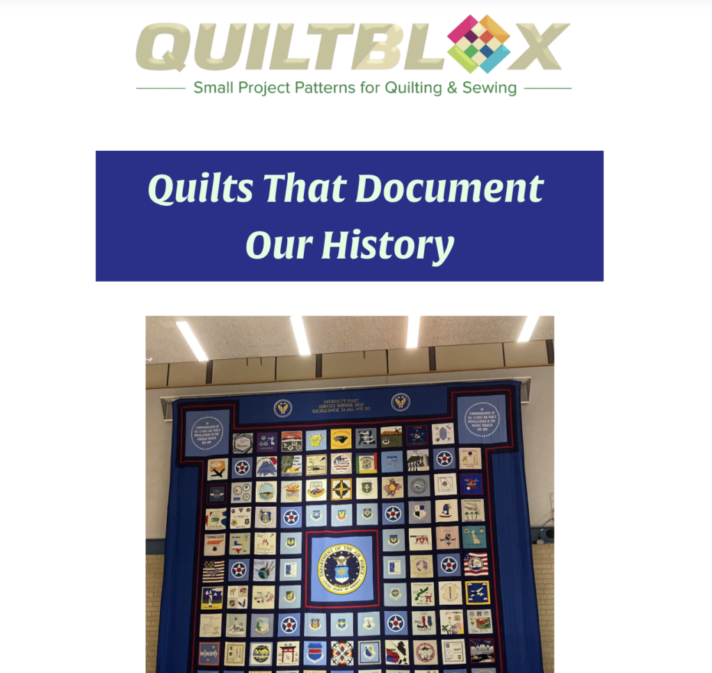 The Quiltblox eNewsletter July 1 2023