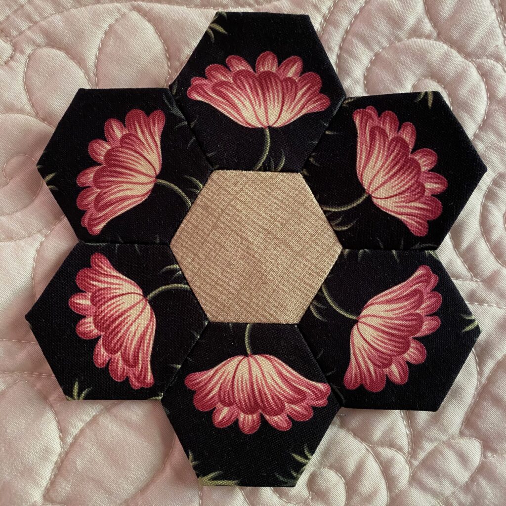 English Paper Piecing Project Update - My Favorite Flower So Far - Image - Quiltblox.com