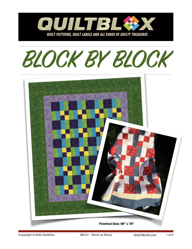 QB121 - Block by Block - Front Cover