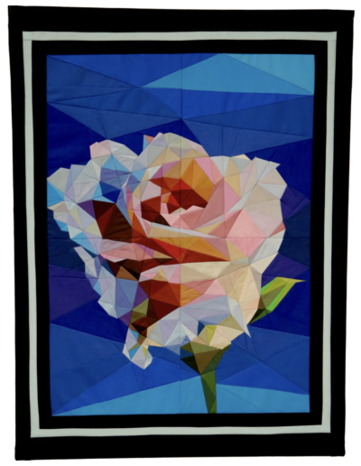 Rose Mini Quilt Kit by Legit Kits - Finished Project Image