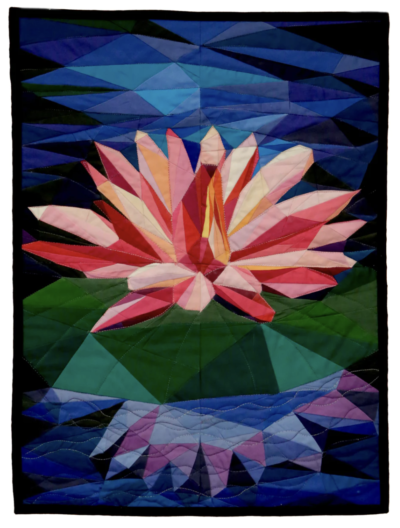 Water Lily Mini by Legit Kits - Completed Quilt Image - Quiltblox.com
