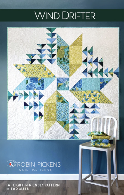 Wind Drifter by Robin Pickens - Front Cover Image - Quiltblox.com