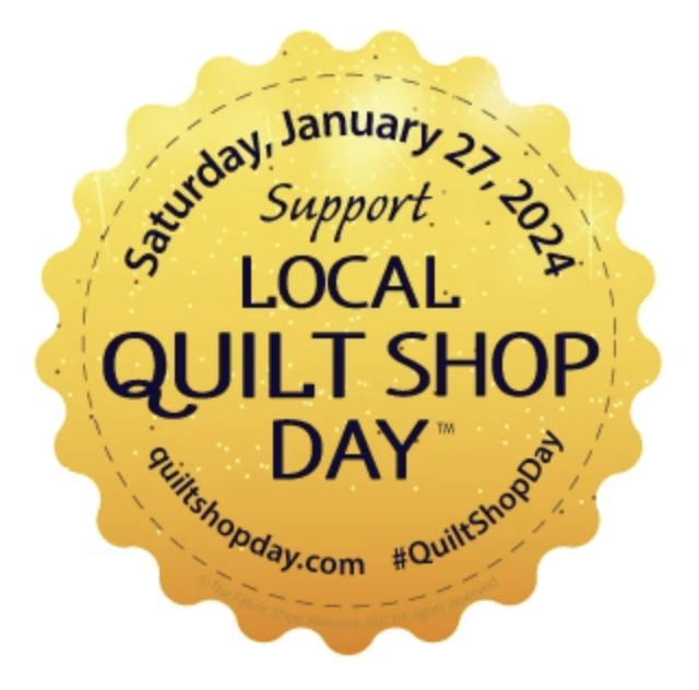 Local Quilt Shop Day Logo Image