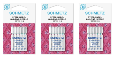Schmetz Quilting Sewing Machine Needles - 3 Packs - Image