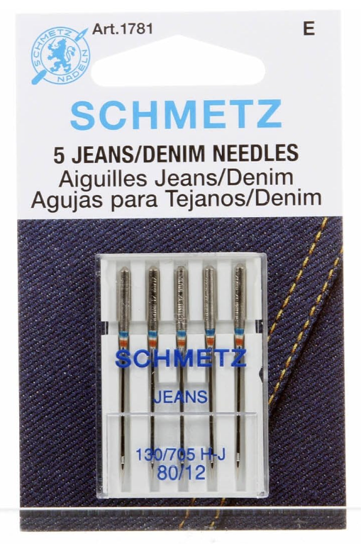 Schmetz Universal Machine Needles, Size 80 / 12, Pack of 5 Needles