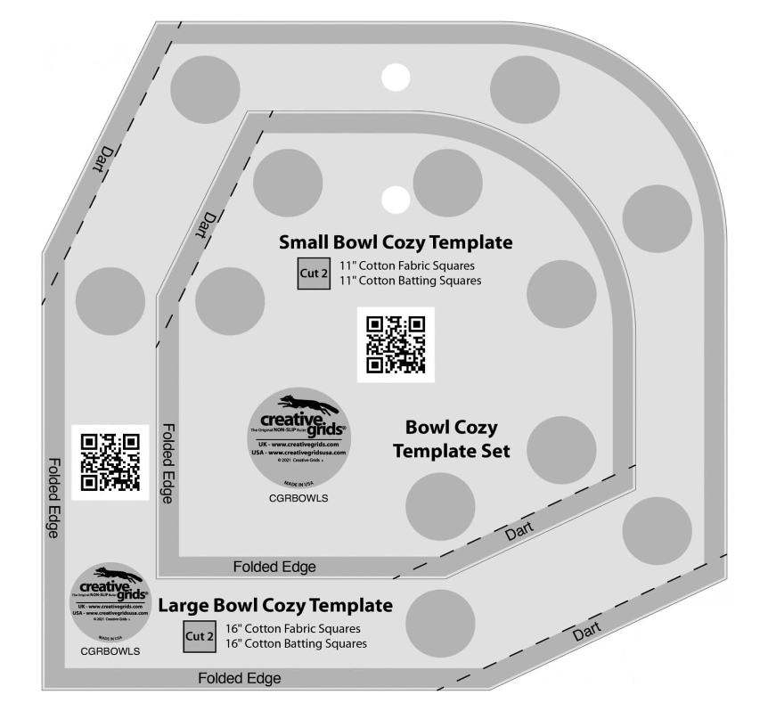 Sewing Pattern Printable Microwave Bowl Cozy Template - Printable Templates  Free