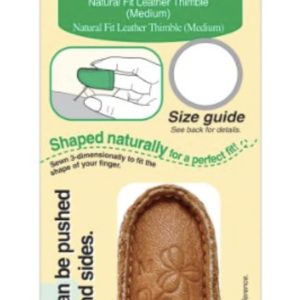 Clover Medium Natural Fit Leather Thimble - Pack of 1 Image