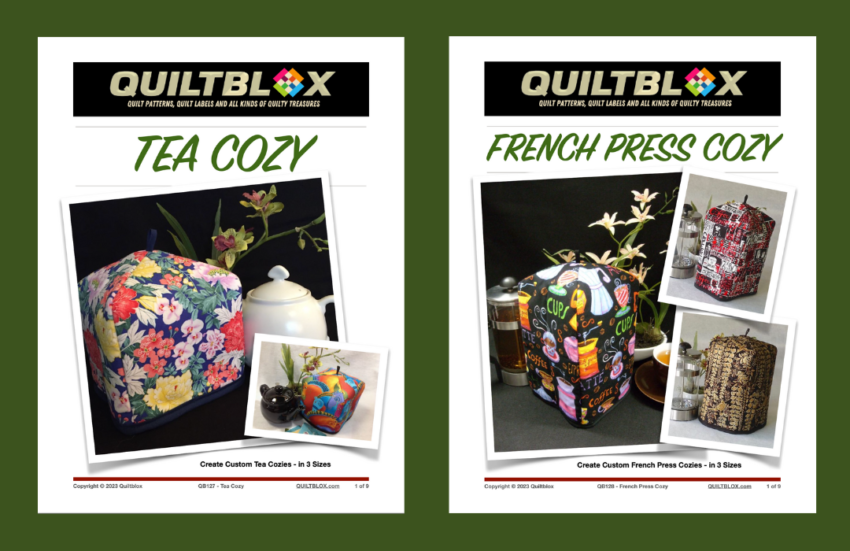 Quiltblox PDF Patterns - Cozies - Image